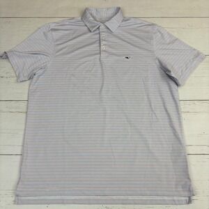 Vineyard Vines Polo On The Go Sankaty Mens Large Performance Golf Stretch